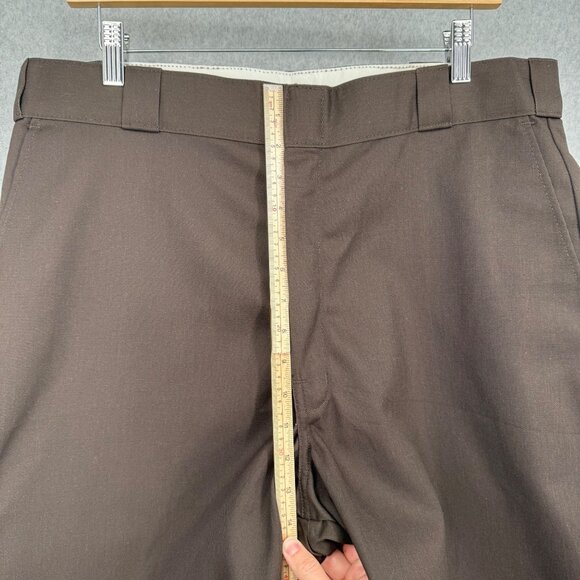 Dickies Mens Twill Work Loose Fit Short Size 36 Brown 13" Work Delivery NEW - Picture 12 of 13